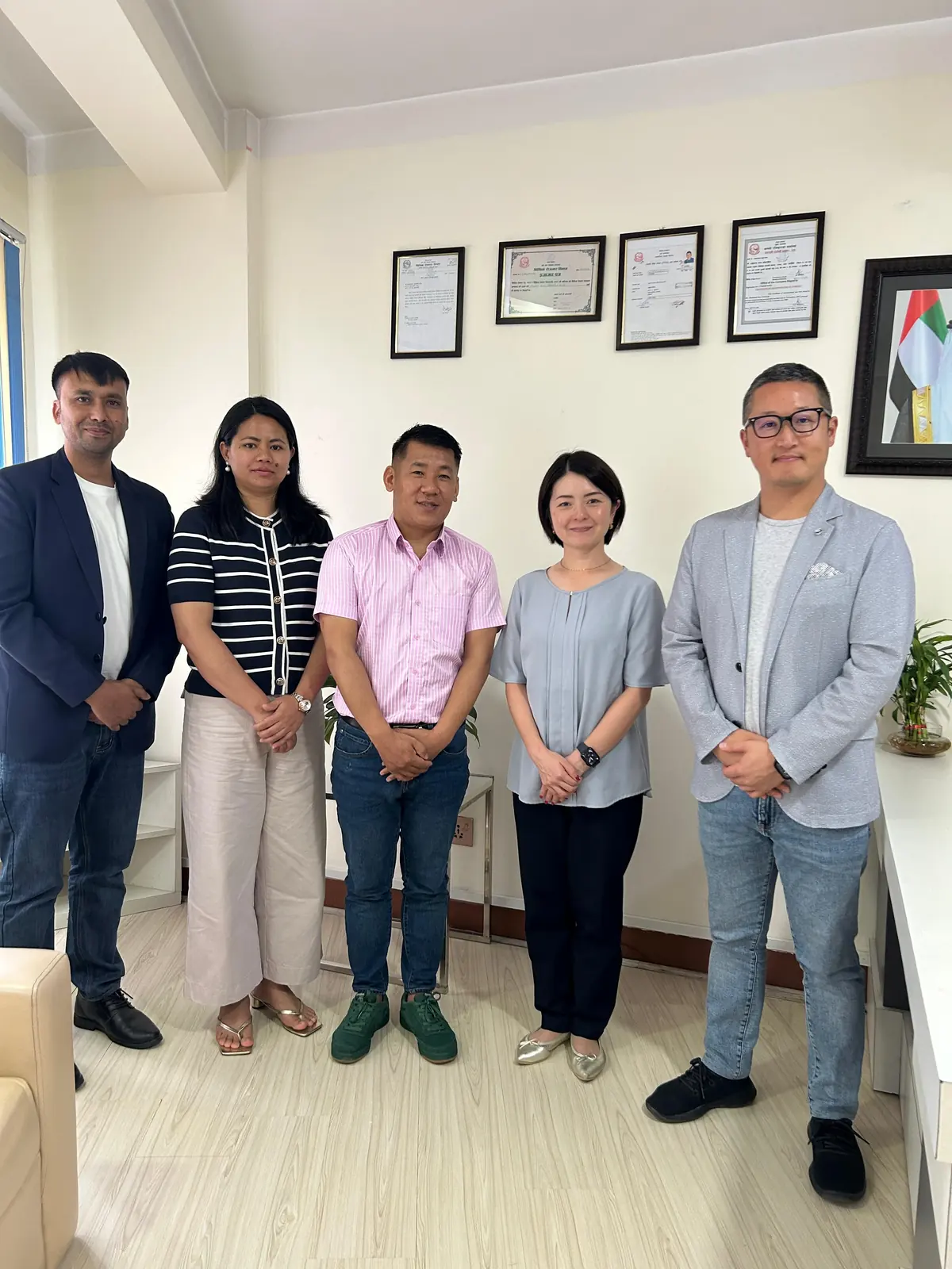Meeting with our Japan career partner at the Akshara office