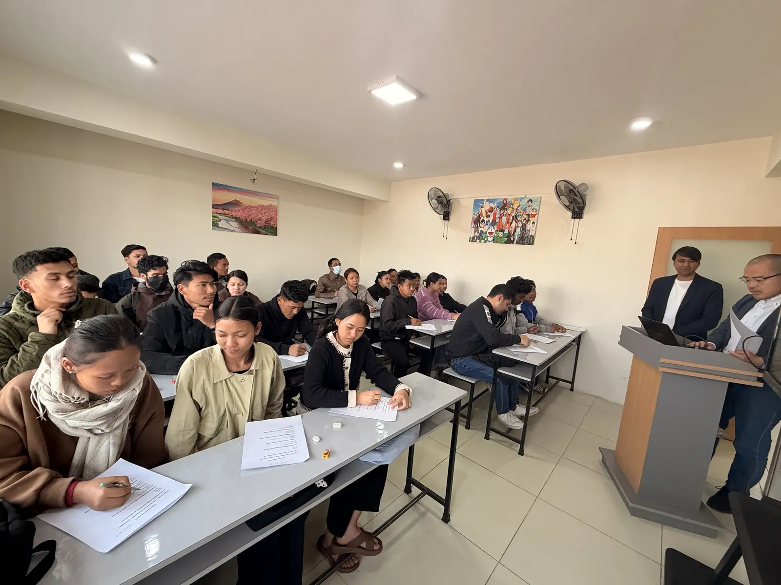 Our students attending the SSW seminar