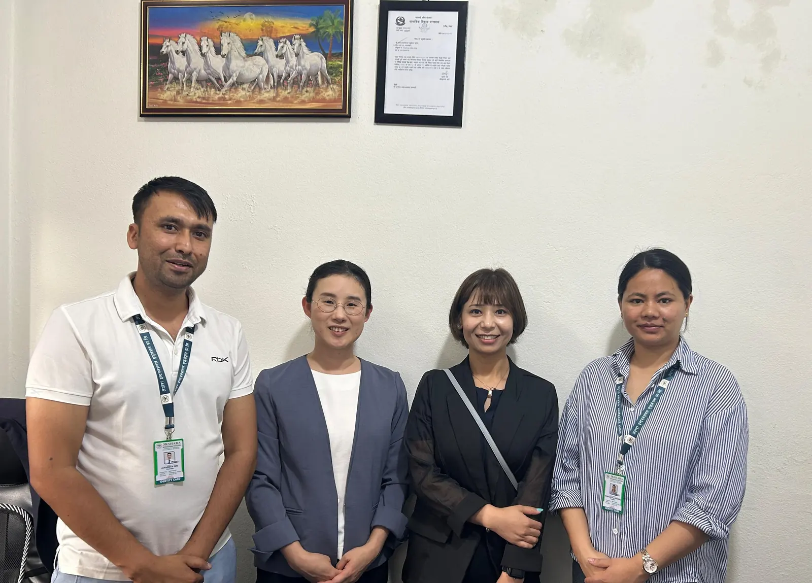 Meeting with Japanese language school representatives